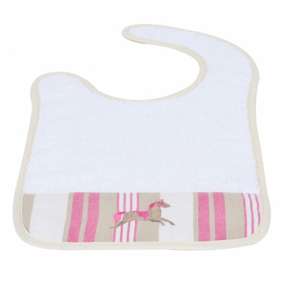 Bavoir velcro Carrousel (23 x 27 cm) par La maison des abeilles