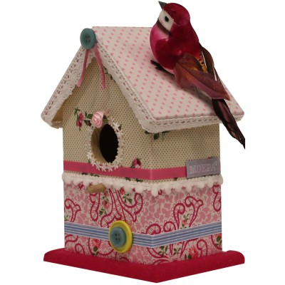 Cabane à oiseaux high tea (12 x 9 x 16 cm)