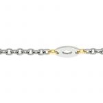 Bracelet b�b� or et acier motifs ovales  - Berceau magique bijoux