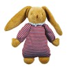 Lapin musical nid d'ange Rayures (25 cm)