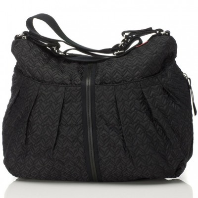 Sac à langer maman amanda quilted noir