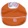 Bavoir polaire orange (6-18 mois)