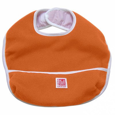Bavoir polaire orange (6-18 mois) par Red Castle