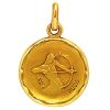 M�daille cachet sagitaire (or jaune)