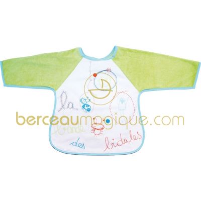 Bavoir � manches anis EVA (d�s 6 mois) par Babycalin