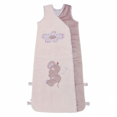 Gigoteuse Kali, Nina et Kenza r�glable rose et taupe (90 � 110 cm) par Noukie's
