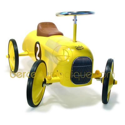 Porteur jaune en m�tal par Vilac