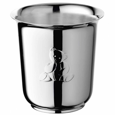 Timbale Charlie Bear (m�tal argent�) par Christofle