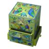 Bo�te � musique Univers Oiseaux 3 tiroirs 