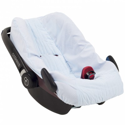 Housse de cosy blue stripe pour siège-auto cabrio