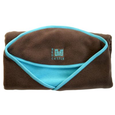 Babynomade polaire marron et turquoise (taille 1 : 66 x 85 cm) par Red Castle