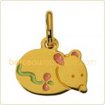 Pendentif Souris (or jaune) - A.Augis