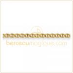 Cha�ne maille marine 45 cm (or jaune 750�)  - Berceau magique bijoux