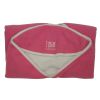 Babynomade polaire framboise et ivoire (taille 1 :  66 x 85 cm)