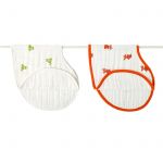 Lot de deux bavoirs en mousseline Dribble ''Mod about baby'' - Aden + Anais