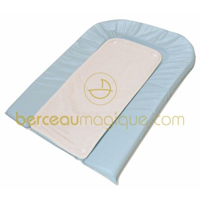 Matelas � langer bleu �cru par Candide