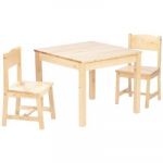 Ensemble table et 2 chaises enfant en bois naturel - KidKraft