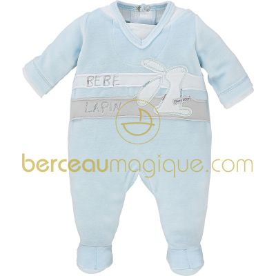 Dors-bien velours Aquarelle bleue (naissance au 6 mois) par Sucre d'orge