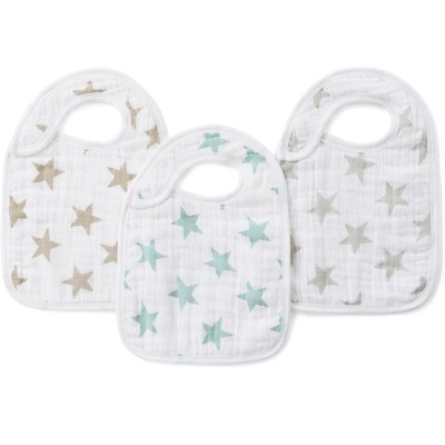 Lot de 3 bavoirs nibble étoiles stardust