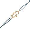Bracelet cordon petit gar�on ajour� (or jaune)