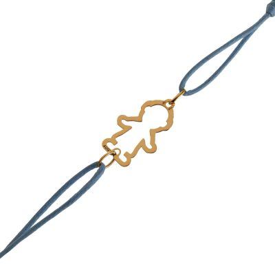 Bracelet cordon petit gar�on ajour� (or jaune) par A.Augis
