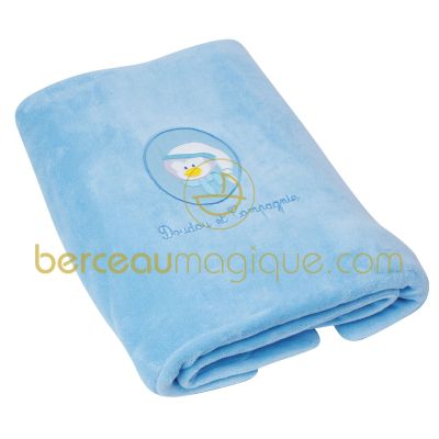 Edredon Doux pingouin (80 x 120 cm) par Doudou et Compagnie