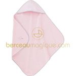 Cape de bain personnalisable Aquarelle rose - Sucre d'orge