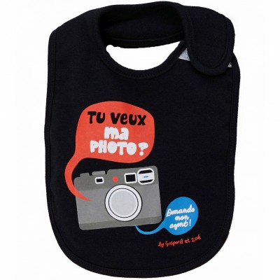 Bavoir tu veux ma photo (6-12 mois)