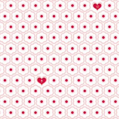 Papier peint petits coeurs (280 cm)