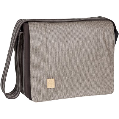 Sac en bandoulière twill choco marron