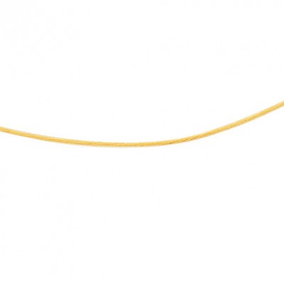 Collier c�ble 40 cm (or jaune 750�)  par Berceau magique bijoux