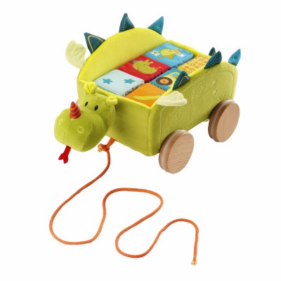 Chariot Walter et 6 cubes par Lilliputiens
