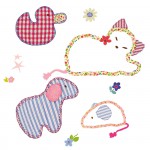 Sticker mural Luckies (26 x 35 cm) - Mimi'lou