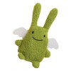 Petit doudou hochet Ange lapin Vert (12cm)