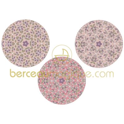 Sticker bulles g�om�triques rose par Art for Kids
