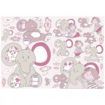 Stickers d�co Kali,Nina et Kenza - Noukie's