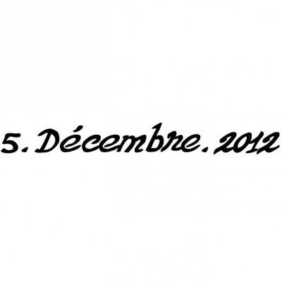 Gravure date en lettres (sur nacre) par Atelier de gravure