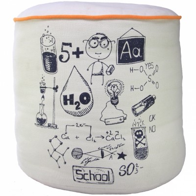 Pouf chemical (40 x 37 cm)