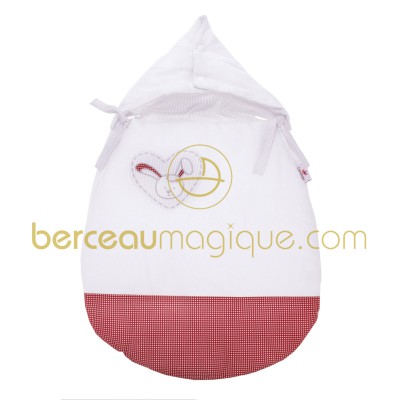 Nid d'ange passe sangle Lapin Fragile (60 cm) par Candide