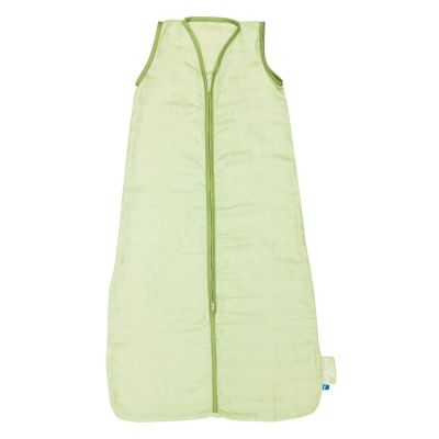Gigoteuse 6-12 mois l�g�re en mousseline de coton vert par WALLABOO