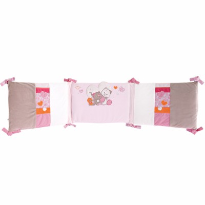 Tour de lit veloudoux iris et babette (pour lits 60x120 et 70x140cm)