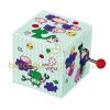 Cube manivelle Bubble vert