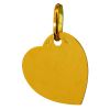 Pendentif coeur c�t� (or jaune)
