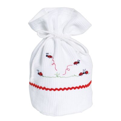 Sac � coton Coccinelle (19 x 22 cm) par La maison des abeilles