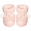 Chaussons Cachemire rose (0-3 mois)