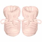 Chaussons Cachemire rose (0-3 mois) - Red Castle