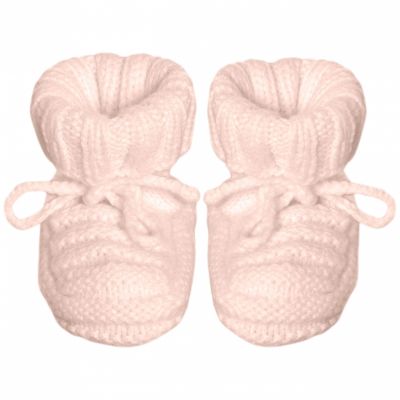 Chaussons Cachemire rose (0-3 mois) par Red Castle