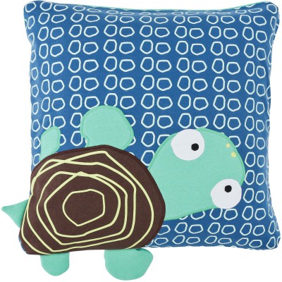 Coussin wildlife tortue bleu (40 x 40 cm)