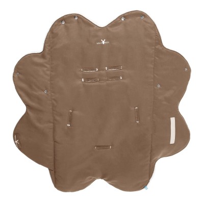 Couverture nomade toutes saisons Leaf chocolat par WALLABOO