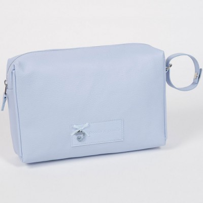 Trousse de toilette swarovski bleu clair